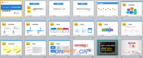 蓝色毕业论文答辩PPT模板